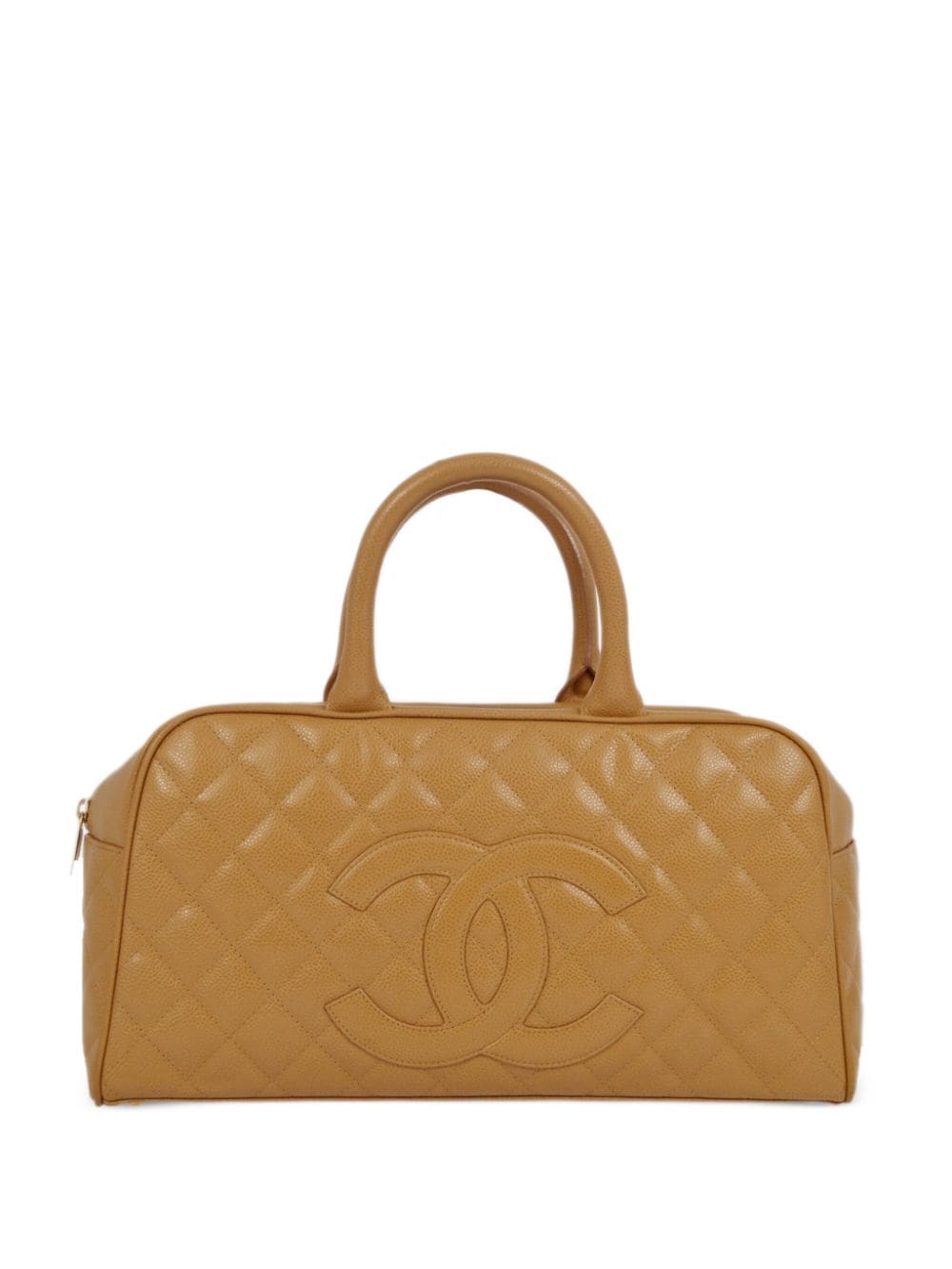 CHANEL Pre-Owned 2005 Bowlingtasche mit CC - Nude von CHANEL Pre-Owned