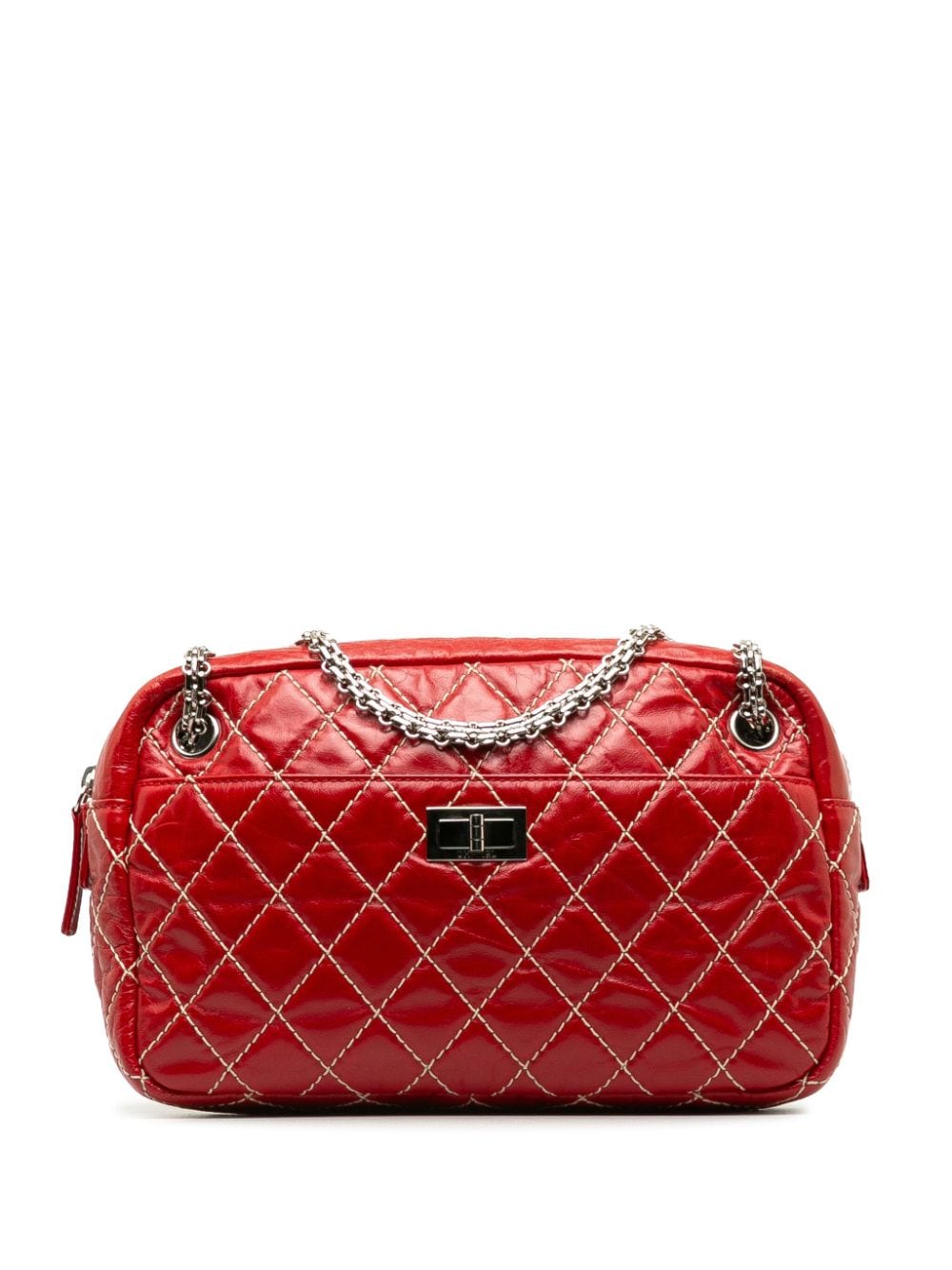 CHANEL Pre-Owned 2008-2009 mittelgroße Reissue Kameratasche - Rot von CHANEL Pre-Owned