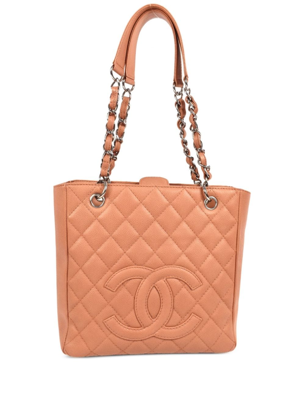 CHANEL Pre-Owned 2008 Petit Shopping Handtasche - Orange von CHANEL Pre-Owned