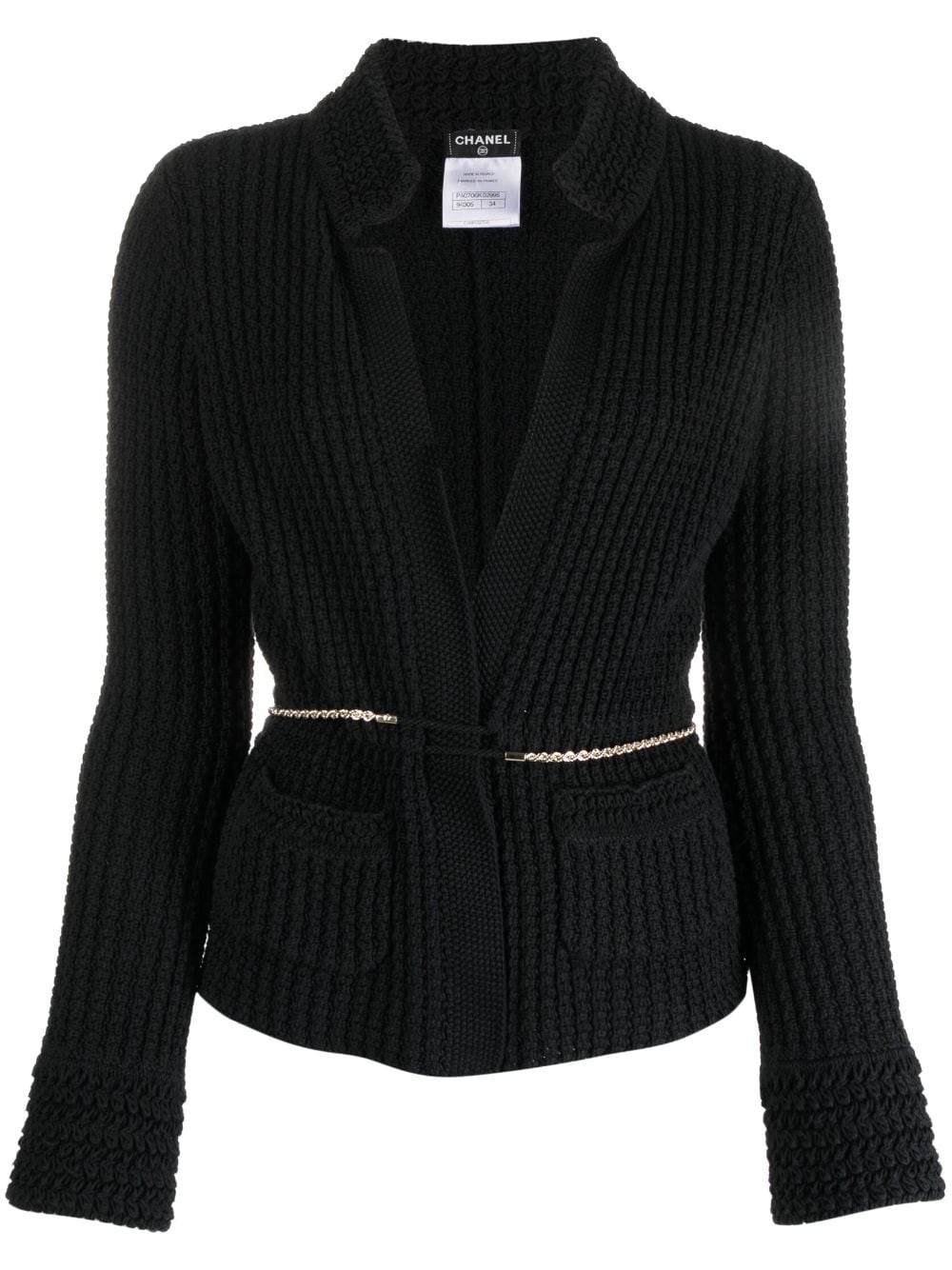 CHANEL Pre-Owned 2010s Cardigan mit V-Ausschnitt - Schwarz von CHANEL Pre-Owned