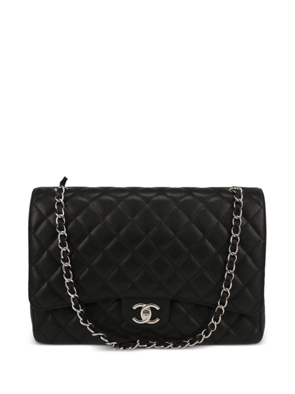 CHANEL Pre-Owned 2014 Jumbo Schultertasche mit Double Flap - Schwarz von CHANEL Pre-Owned