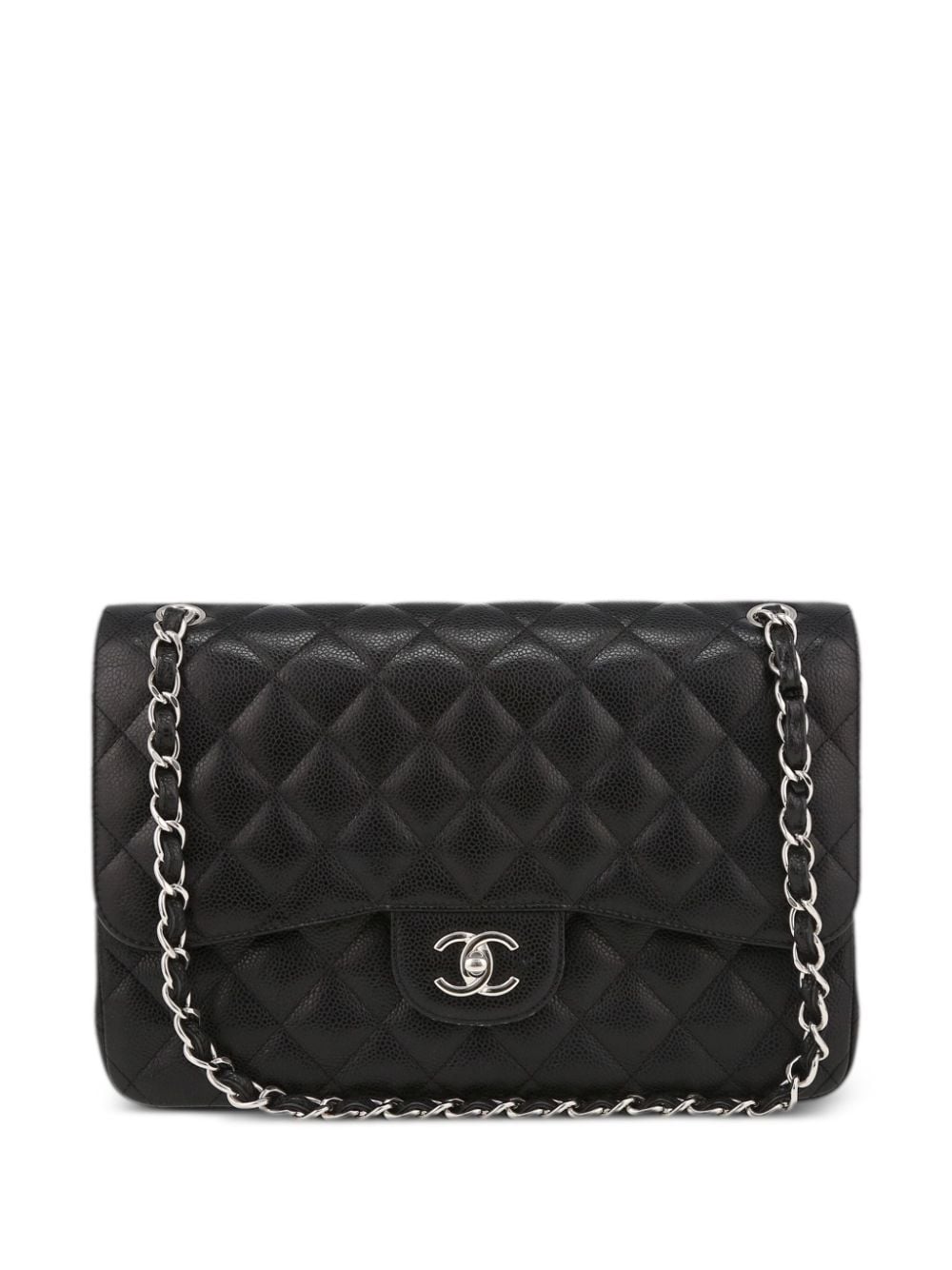 CHANEL Pre-Owned 2015 Jumbo Timeless Schultertasche - Schwarz von CHANEL Pre-Owned