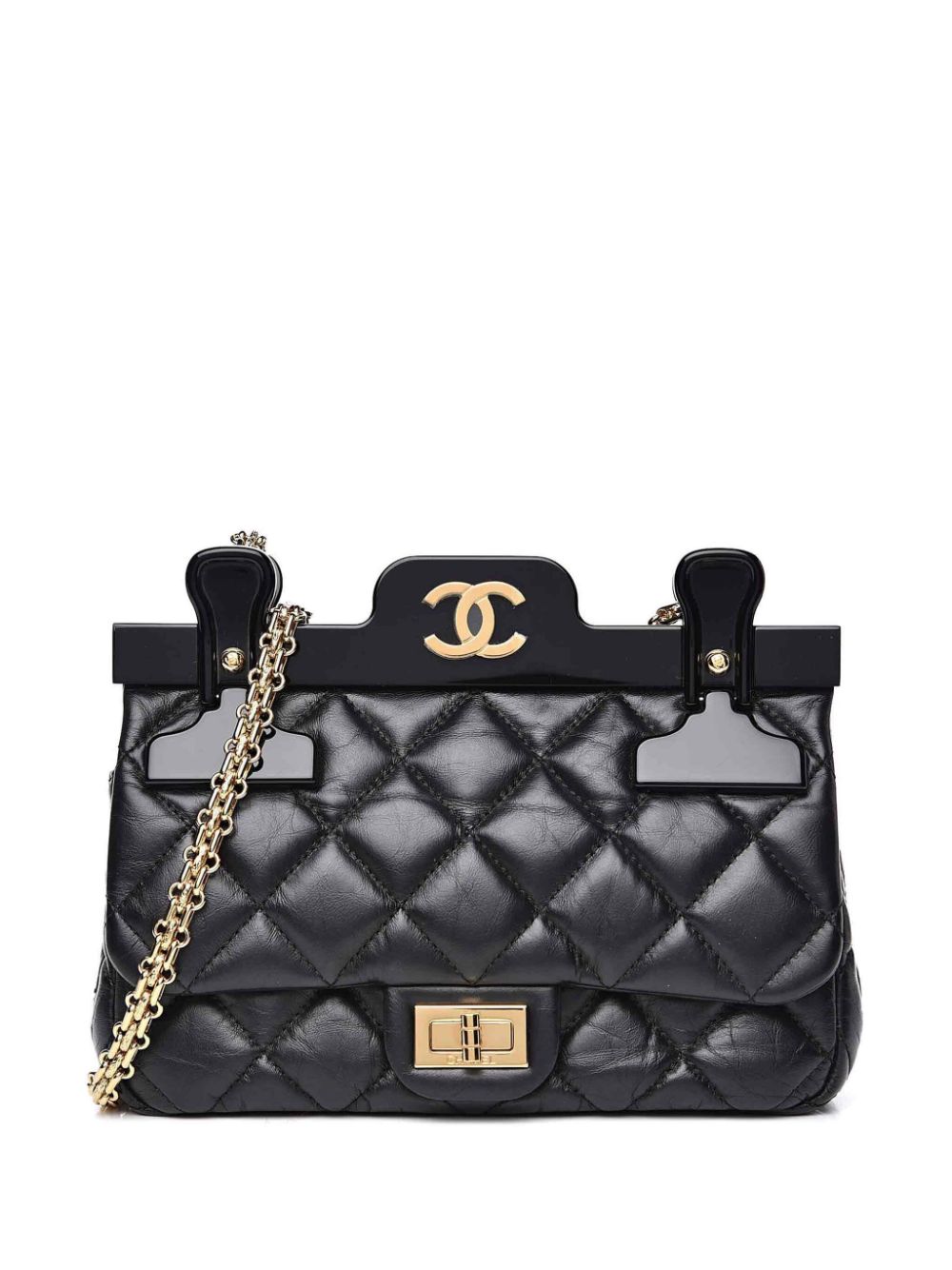 CHANEL Pre-Owned 2016 Kleine 2.55 Reissue Flap Hanger Schultertasche - Schwarz von CHANEL Pre-Owned