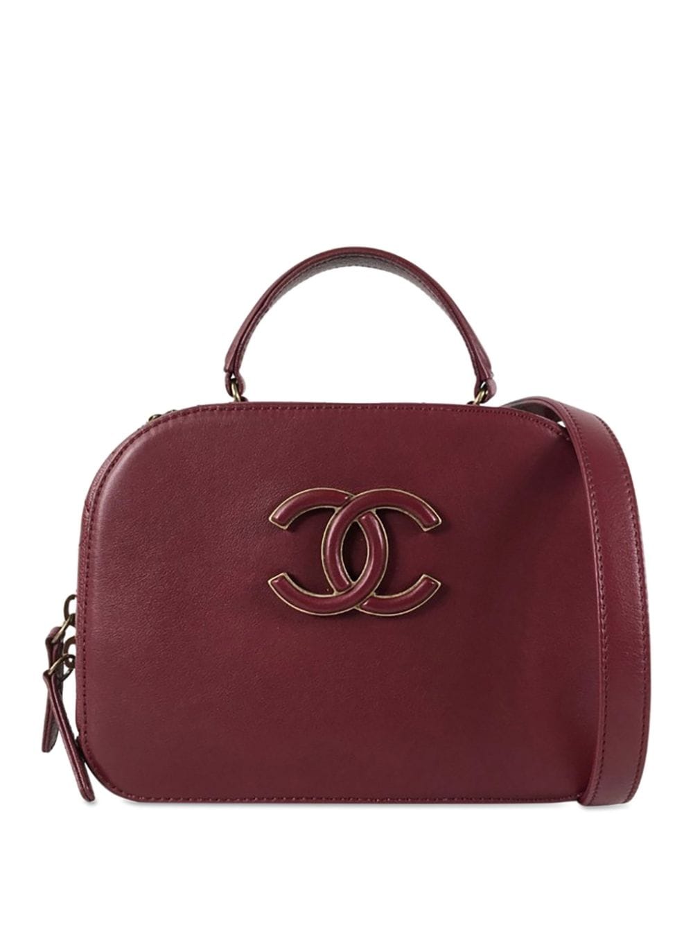CHANEL Pre-Owned 2017-2018 Coco Curve Vanity Case satchel - Rot von CHANEL Pre-Owned