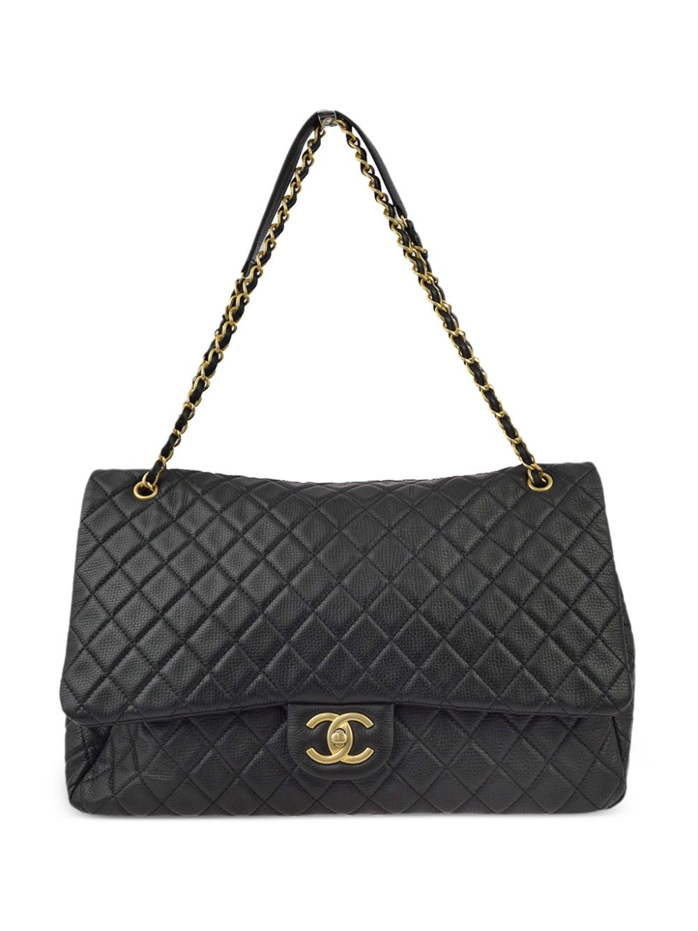 CHANEL Pre-Owned 2017 gesteppte Schultertasche - Schwarz von CHANEL Pre-Owned