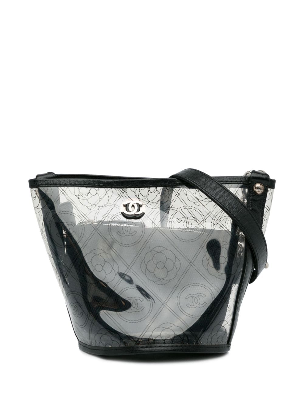 CHANEL Pre-Owned 2018 Camellia Beuteltasche - Weiß von CHANEL Pre-Owned