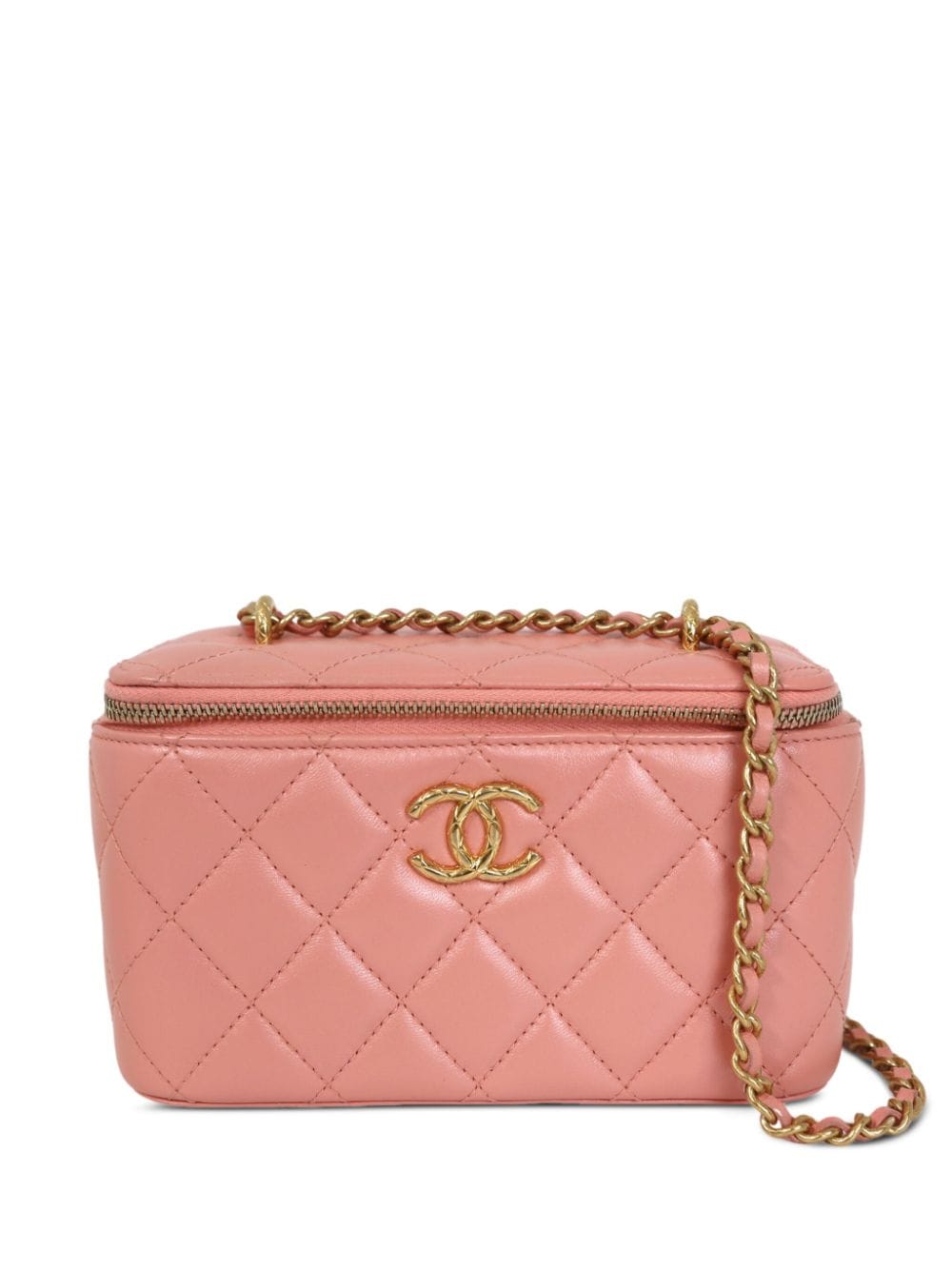 CHANEL Pre-Owned Kosmetiktasche mit CC - Rosa von CHANEL Pre-Owned