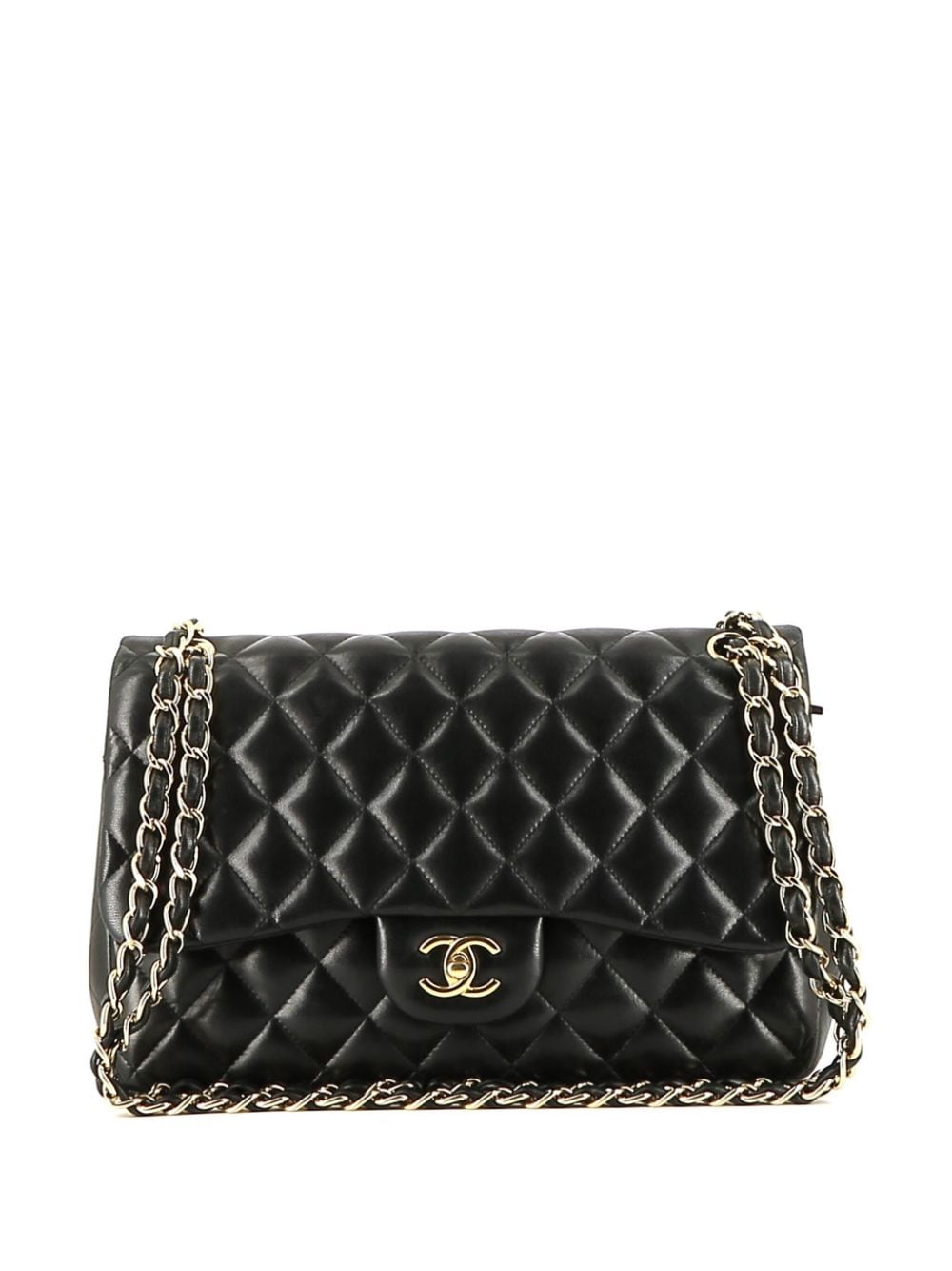 CHANEL Pre-Owned Gesteppte Jumbo Timeless Schultertasche - Schwarz von CHANEL Pre-Owned