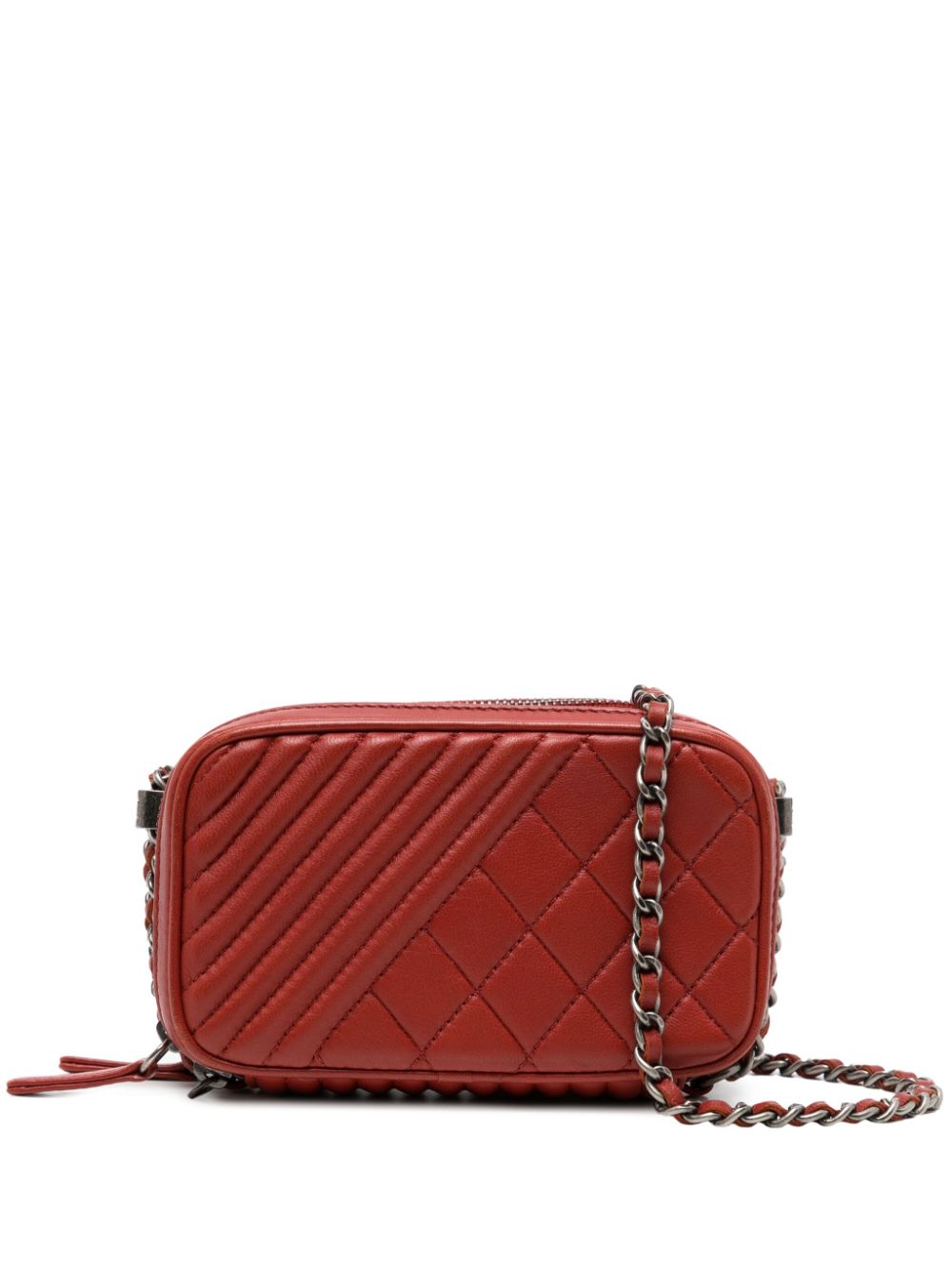 CHANEL Pre-Owned Pre-owned mini Coco Boy Schultertasche - Rot von CHANEL Pre-Owned