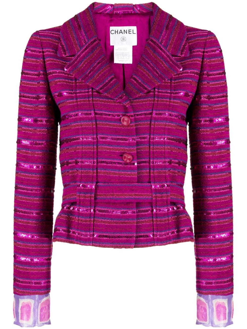 CHANEL Pre-Owned Tweed-Blazer - Rosa von CHANEL Pre-Owned