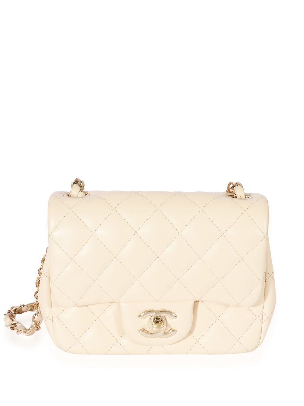 CHANEL Pre-Owned Mini Classic Flap Umhängetasche - Nude von CHANEL Pre-Owned