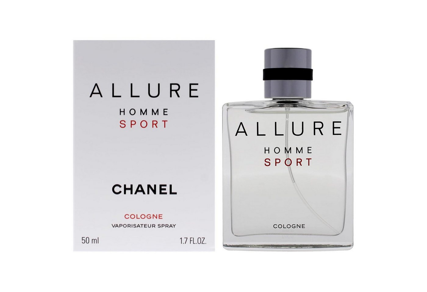 CHANEL Eau de Cologne Allure Homme Sport Cologne, Glasflakon, Parfüm EDC, Herrenduft von CHANEL