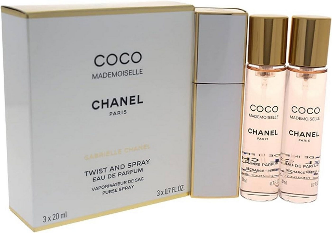 CHANEL Eau de Parfum CHANEL COCO MADEMOISELLE EAU DE PARFUM TWIST AND SPRAY von CHANEL