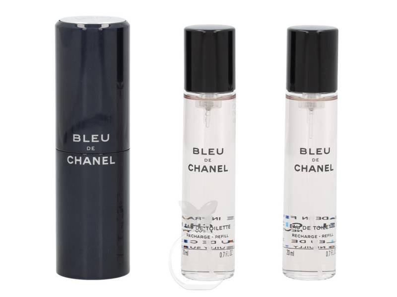 CHANEL Eau de Toilette Chanel Bleu de Chanel Eau de Toilette 3 x 20 ml mit Zerstäuber, 1-tlg. von CHANEL