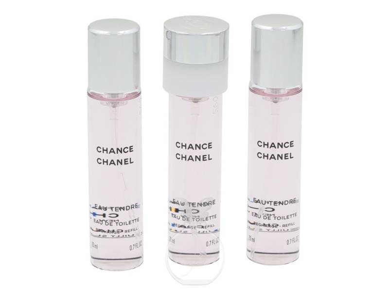 CHANEL Eau de Toilette Chanel Chance Eau Tendre Eau de Toilette Twist and Spray 3 x 20 ml von CHANEL