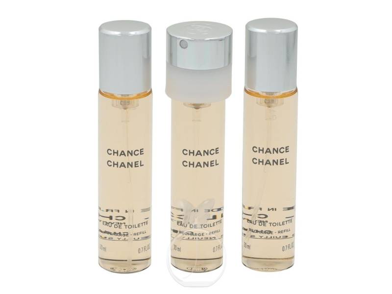 CHANEL Eau de Toilette Chanel Chance Eau de Toilette 3 x 20 ml ohne Zerstäuber, 1-tlg. von CHANEL
