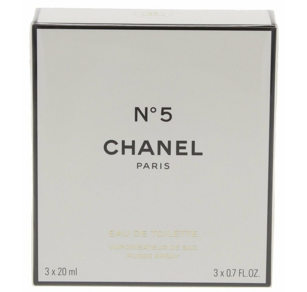 CHANEL Eau de Toilette No. 5 Eau de Toilette 3 x 20ml CHANEL Eau de Toilette No. 5 Eau de Toilette 3 x 20ml von CHANEL