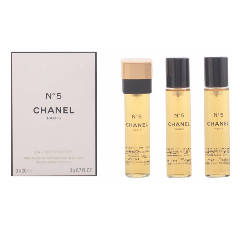CHANEL Eau de Toilette No. 5 Eau de Toilette Nachfüllung Taschenspray 3 x 20ml CHANEL Eau de Toilette No. 5 Eau de Toilette Nachfüllung Taschenspray 3 x 20ml von CHANEL