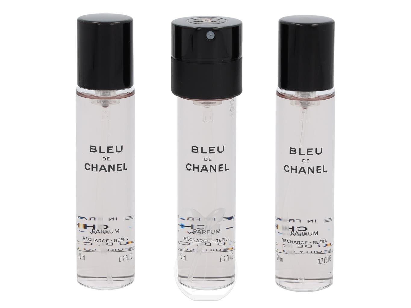 CHANEL Extrait Parfum Chanel Bleu de Chanel Parfum Twist and Spray 3 x 20 ml ohne Zerstäuber CHANEL Extrait Parfum Chanel Bleu de Chanel Parfum Twist and Spray 3 x 20 ml ohne Zerstäuber von CHANEL