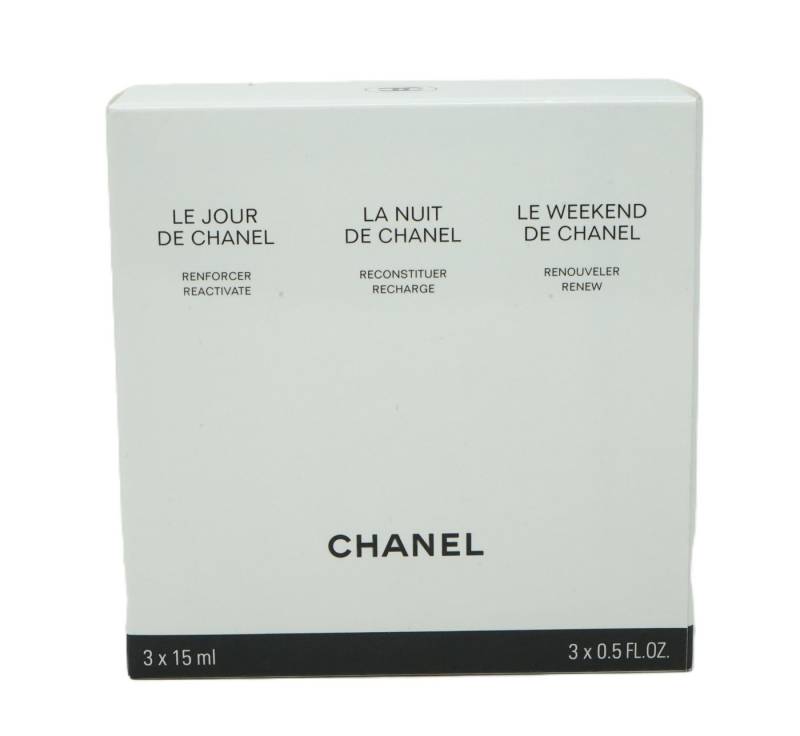 CHANEL Hautpflege-Set Chanel Resynchronizing Trio reactive+recharge+renew 3x15ml von CHANEL