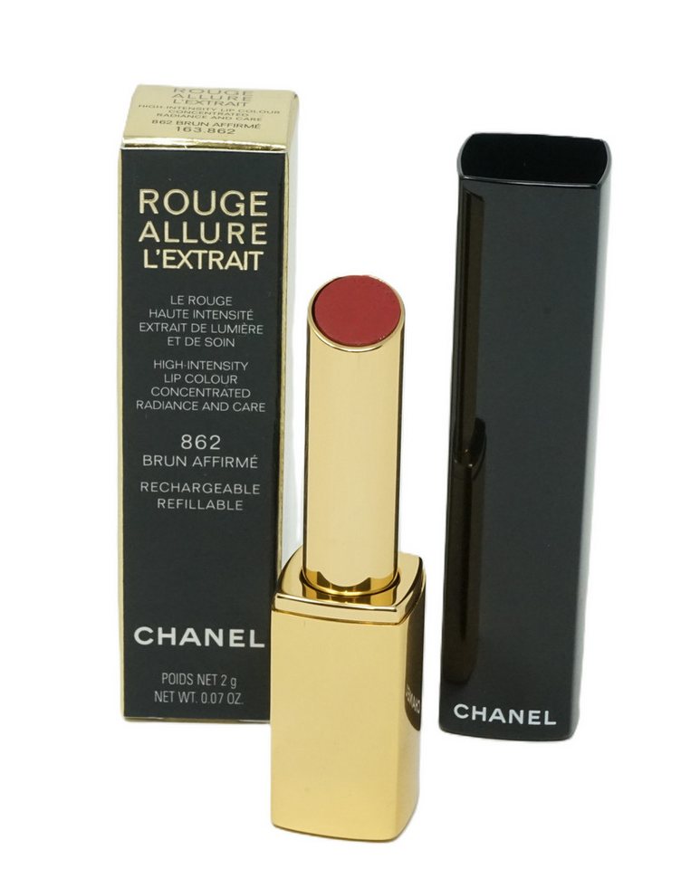 CHANEL Lippenstift Chanel L'Extrait lip colour 862 Brun Affirme refillable 2g von CHANEL