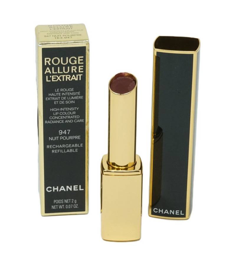 CHANEL Lippenstift Chanel L'Extrait lip colour 947 Nuit Pourpre refillable 2g von CHANEL