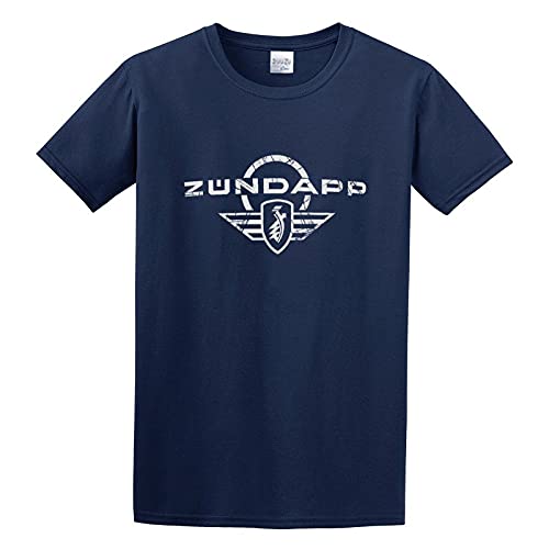 Zundapp Motorcycle Logo O Neck Men T Shirt XL, Navy Zundapp Motorcycle Logo O Neck Men T Shirt XL, Navy von CHANGER