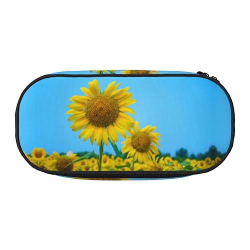 CHANGLEI Beutiful Federmäppchen mit doppeltem Reißverschluss und 4 Stiftfächern, Netztasche, bedrucktes, leichtes, strapazierfähiges Polyester-Federmäppchen für Schule, Büro oder Make-up-Organizer von CHANGLEI