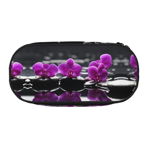 CHANGLEI Federmäppchen mit doppeltem Reißverschluss und 4 Stiftfächern, Netztasche, bedruckt, leicht, langlebig, Polyester, für Schule, Büro oder Make-up-Organizer von CHANGLEI