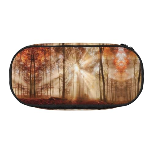 CHANGLEI Federmäppchen mit doppeltem Reißverschluss und 4 Stiftfächern, Netztasche, bedruckt, leicht, strapazierfähiges Polyester, Federmäppchen für Schule, Büro oder Make-up-Organizer von CHANGLEI