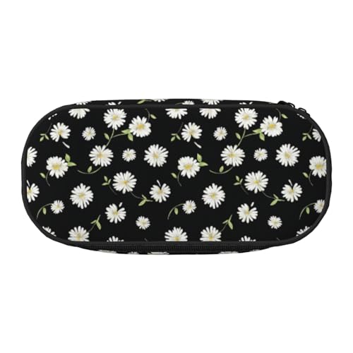 CHANGLEI Federmäppchen mit doppeltem Reißverschluss und 4 Stiftfächern, Netztasche, bedruckt, leicht, strapazierfähiges Polyester, Federmäppchen für Schule, Büro oder Make-up-Organizer von CHANGLEI