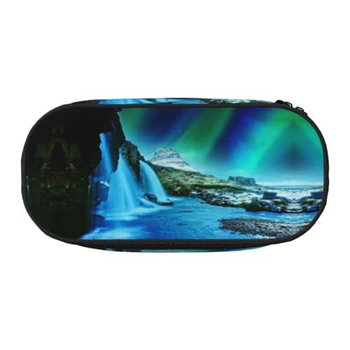 CHANGLEI Natural Wonders Federmäppchen mit doppeltem Reißverschluss und 4 Stiftfächern, Netztasche, bedruckt, leicht, strapazierfähiges Polyester, Federmäppchen für Schule, Büro oder Make-up-Organizer von CHANGLEI