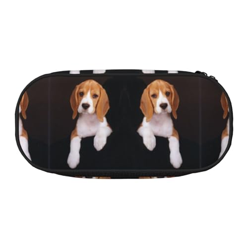 CHANGLEI Ovely Federmäppchen mit doppeltem Reißverschluss und 4 Stiftfächern, Netztasche, bedruckt, leicht, strapazierfähiges Polyester, Federmäppchen für Schule, Büro oder Make-up-Organizer von CHANGLEI