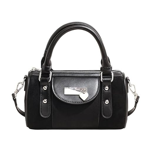 CHANGYUE Boston Barrel Sling Handtaschen Großer Umhängetaschen Schlinge for Frauen (schwarz) von CHANGYUE