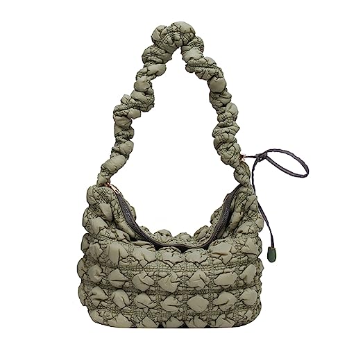 CHANGYUE Cloud Plissee gesteppter bestickter Faden Damen Umhängetasche mit großem Fassungsvermögen Damen Shopper-Tasche von CHANGYUE