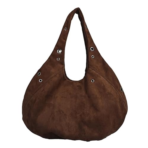 CHANGYUE Frauen Faux Wildleder Handtasche Hohlkiete Große Kapazität for lässig täglich (Kaffee) von CHANGYUE