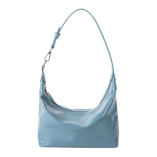 CHANGYUE PU Leder Trendy Achselbeutel for Frauen kleine Schulterhandtasche for Put (weiß) von CHANGYUE