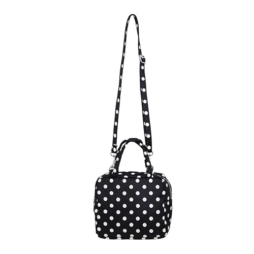 CHANGYUE Polka Dot Crossbody -Geldbörse weich for Frauen täglich einen besonderen Anlass (schwarz) von CHANGYUE