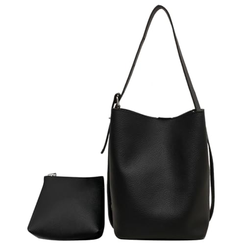 CHANGYUE Vielseitige Shopper-Tasche for Damen, große Kapazität, Freizeit-Beuteltasche mit verstellbarem Riemen und passendem Clutch-Set von CHANGYUE