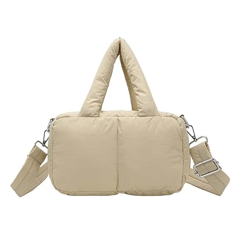 CHANGYUE Weiche gepolsterte Umhängetasche mit abnehmbarem Riemen for den täglichen Gebrauch (Khaki) von CHANGYUE