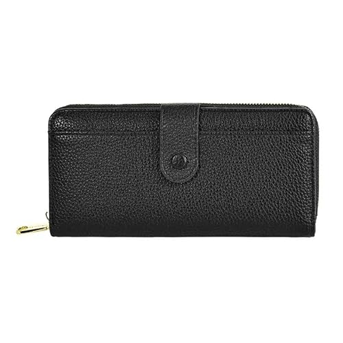CHAOFANXI Kleine Geldbörsen für Damen, Kartenhalter, Damengeldbörse, Bifold Leather Card Wallet Organizer, RFID-blockierende Geldbörse für Frauen mit Reißverschluss, Münzfach mit mehreren von CHAOFANXI