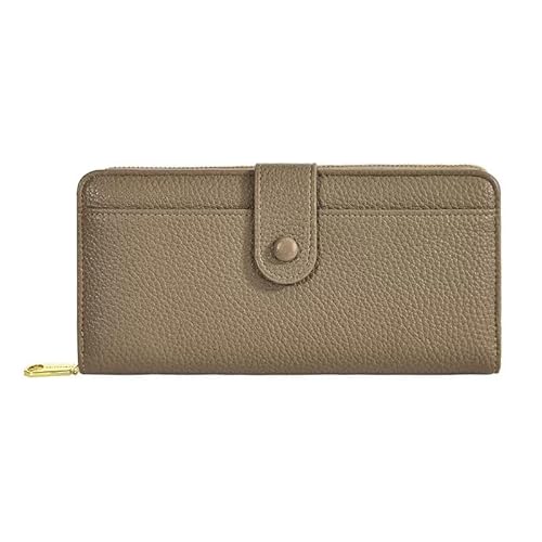CHAOFANXI Kleine Geldbörsen für Damen, Kartenhalter, Damengeldbörse, Bifold Leather Card Wallet Organizer, RFID-blockierende Geldbörse für Frauen mit Reißverschluss, Münzfach mit mehreren von CHAOFANXI