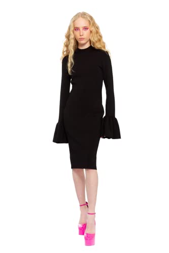 CHAOUICHE Damen Kim Kleid, Schwarz, XS von CHAOUICHE