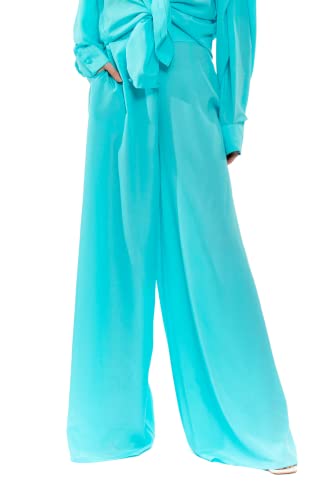 CHAOUICHE Damen Pajama-Hose, Blau, L von CHAOUICHE