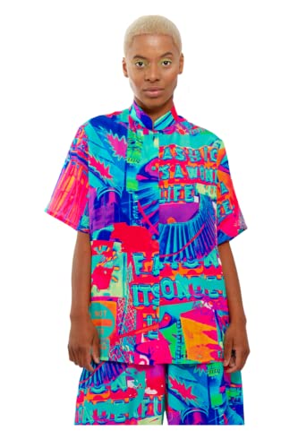 CHAOUICHE Unisex Raf Shirt, Downtown LA-Druck, XS von CHAOUICHE