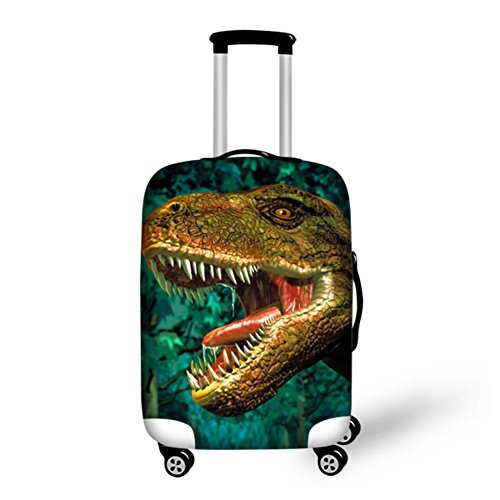 Chaqlin Green Dinosaurier Männer Jungen Reisegepäck Koffer Schutzhülle Waschbar Spandex 18-20 Zoll von chaqlin