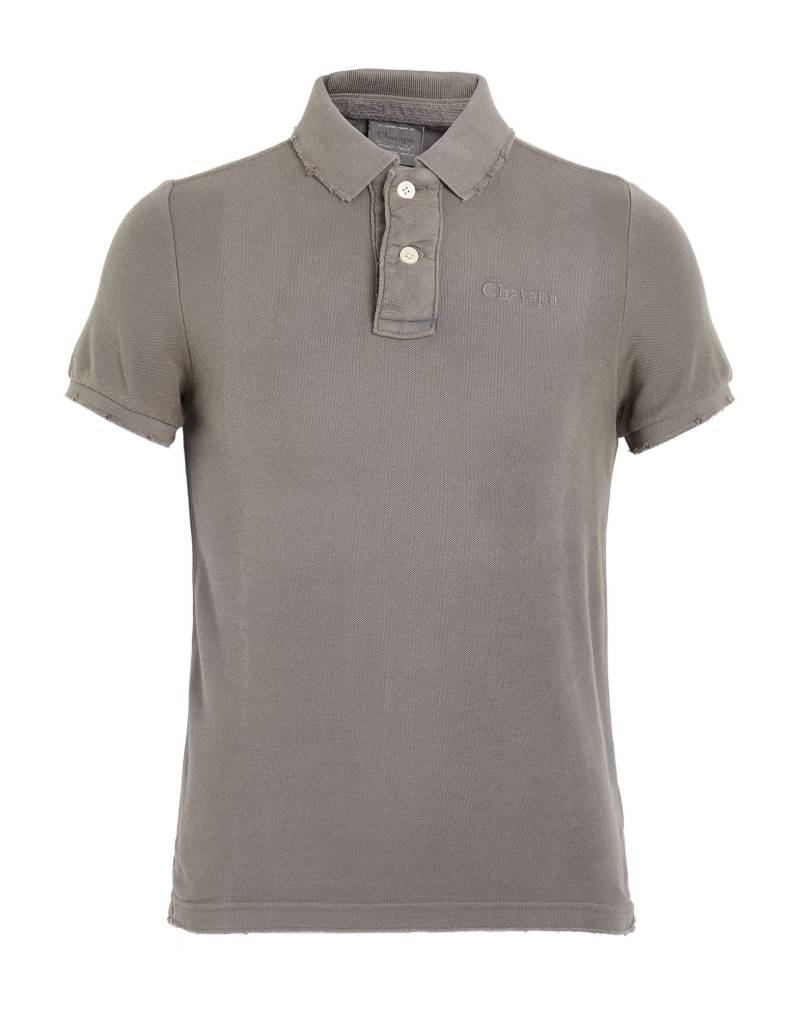 CHARAPA Poloshirt Herren Maulwurfsgrau von CHARAPA