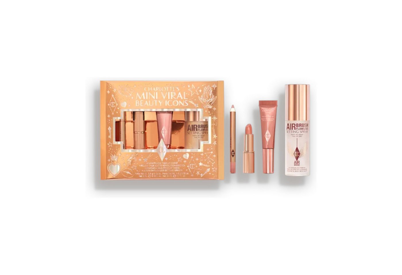 CHARLOTTE TILBURY Make-up Set CHARLOTTE'S MINI VIRAL BEAUTY ICONS TRAVEL SIZE MAKEUP KIT, 4-tlg. von CHARLOTTE TILBURY