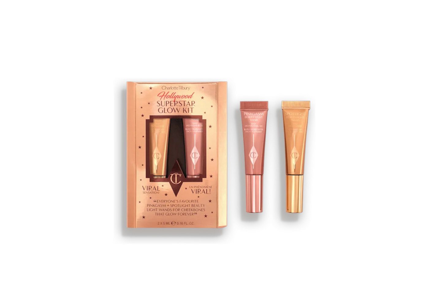 CHARLOTTE TILBURY Make-up Set HOLLYWOOD SUPERSTAR GLOW KIT, 2-tlg. von CHARLOTTE TILBURY