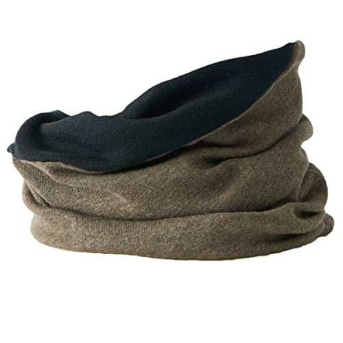 CHARM Bio-Baumwolle Multifunktionstuch Stirnband - Beanie Loop Schal Halstuch Braun & Schwarz CHARM Bio-Baumwolle Multifunktionstuch Stirnband - Beanie Loop Schal Halstuch Braun & Schwarz von CHARM
